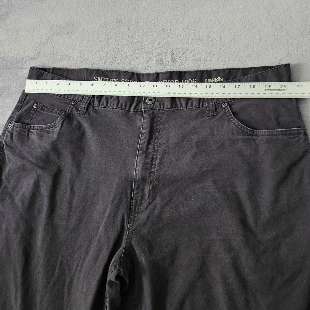 Smith's Workwear Jeans‎ Mens Size 42x32 Black Denim Buffalo Relaxed Work